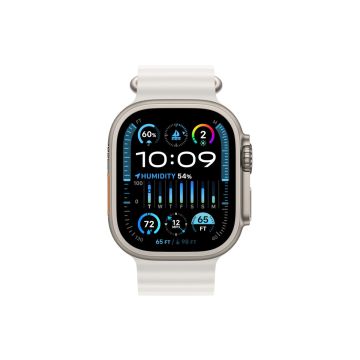 xyz - Smartwatch Apple Watch Ultra 2 GPS + Cellular koperta tytanowa 49mm + opaska Ocean biała - abc