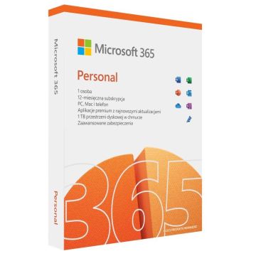 xyz - Oprogramowanie Microsoft 365 Personal PL - licencja na rok - abc