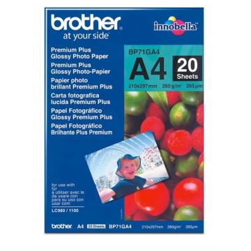 xyz - Brother Papier/Photo Glossy A4 20sh 260g/m2 - abc