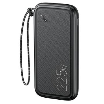 xyz - USAMS Powerbank PB56 10000mAh 22.5W 2xQC3.0+PD Fast Charge czarny/black 10KCD15101 (US-CD151) - abc