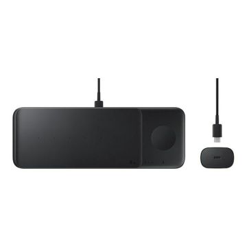 xyz - Ładowarka indukcyjna Samsung Wireless Charger Trio EP-P6300TBEGEU Czarna - abc