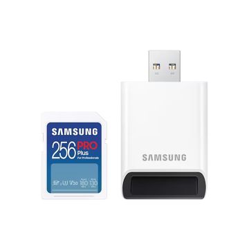 xyz - Karta pamięci SD Samsung PRO Plus 2023 z czytnikiem 256GB - abc