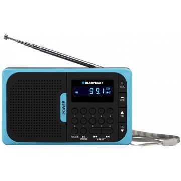 xyz - Radio przenośne Blaupunkt PR5BL Czarno-niebieskie - abc