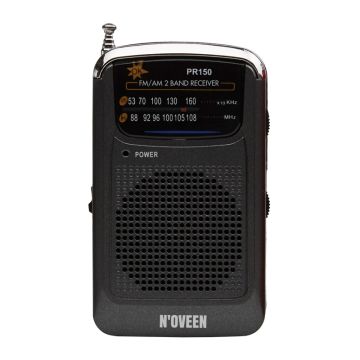 xyz - Radio przenośne Noveen PR150 AM/FM czarne - abc