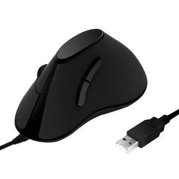 xyz - LogiLink Ergonomiczna mysz optyczna, pionowa, USB, czarna - abc