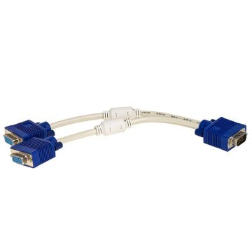 xyz - Adapter rozdzielacz Akyga AK-AD-20 VGA 15-PIN - 2x VGA 15-PIN M-F - abc