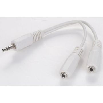 xyz - ADAPTER JACK STEREO(M)->JACK STEREO (F) X2 10CM GEMBIRD - abc