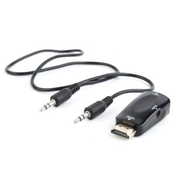 xyz - Adapter HDMI A(M)->VGA(F) + AUDIO Gembird - abc