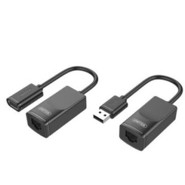 xyz - Unitek Przedłużacz USB po skrętce 60m, Y-UE01001 - abc