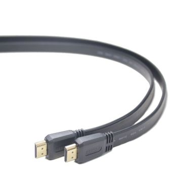 xyz - Gembird Kabel HDMI-HDMI v1.4 3D TV High Speed Ethernet  1.8M płaski (pozłacane końcówki) - abc