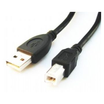 xyz - KABEL drukarkowy USB AM-BM 2.0 1,8M Black 100% Miedź GEMBIRD - abc