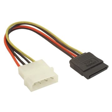 xyz - KABEL SATA ZASILAJĄCY MOLEX(M)->SATA(F) 15CM GEMBIRD - abc