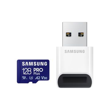 xyz - Karta pamięci microSD Samsung PRO Plus 2023 + czytnik 128GB - abc