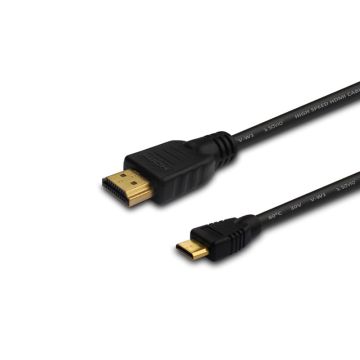 xyz - Kabel HDMI - mini HDMI Savio CL-09 1.5 m - abc