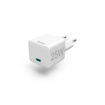 xyz - Ładowarka sieciowa Hama Mini Power Delivery (PD)/Qualcomm 25W biała - abc