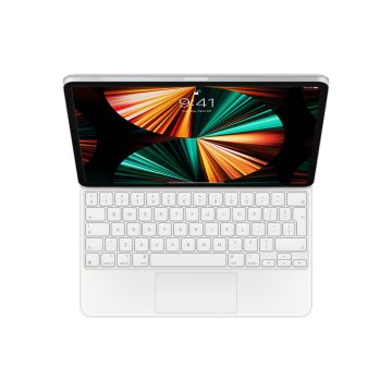 xyz - Klawiatura Apple Magic Keyboard MJQL3Z/A do iPada Pro 12,9" (5. generacji) – angielski (międzynarodowy) biała - abc