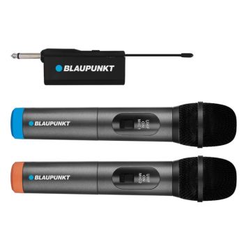 xyz - Mikrofony bezprzewodowe Blaupunkt UHF WM60UDB Czarne - abc