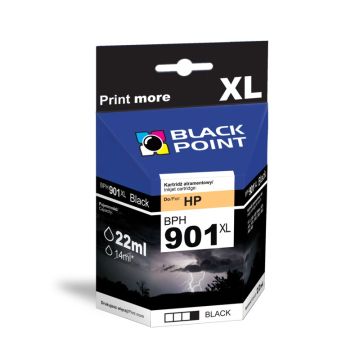 xyz - Kartridż atramentowy Black Point BPH901XLBK 22ml czarny No 901XL - abc