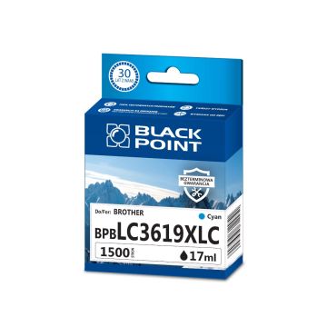 xyz - Tusz Black Point BPBLC3619XLC Błękitny - abc