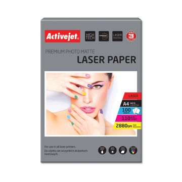 xyz - Papier fotograficzny Activejet AP4-110M100L 100 arkuszy - abc