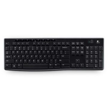 xyz - Klawiatura bezprzewodowa Logitech K270 920-003738 Czarna - abc