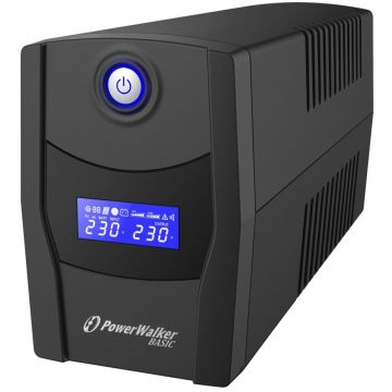 xyz - Zasilacz awaryjny UPS Power Walker Line-Interactive 1000VA STL FR 2xPL USB RJ11/45 In/Out - abc