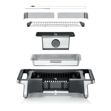 xyz - Grill elektryczny Severin PG 8114 Senoa DigitalBoost Czarno-srebrny - abc