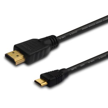 xyz - KABEL HDMI-miniHDMI SAVIO CL-09 1,5m czarny - abc