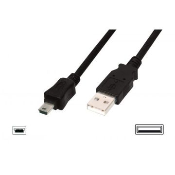 xyz - Kabel połączeniowy USB2.0 Canon USB A/miniUSB B 1m Assmann - abc