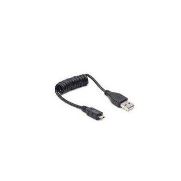 xyz - Kabel Gembird ( micro USB - USB M-M 0.6m czarny spiralny ) - abc