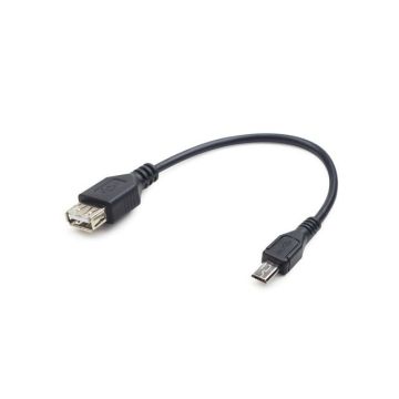 xyz - Kabel USB  Gembird micro USB BM->AF USB 2.0 15cm otg długi wtyk - abc