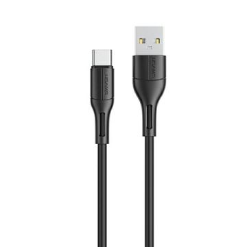 xyz - USAMS Kabel U68 USB-C 2A Fast Charge 1m czarny/black SJ501USB01 (US-SJ501) - abc