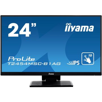 xyz - IIYAMA Monitor 24 T2454MSC-B1AG pojemnościowy 10PKT, IP, powłoka AG - abc