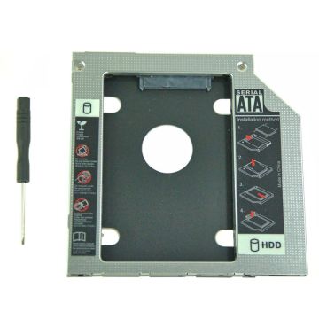 xyz - Qoltec Kieszeń na drugi dysk | 2.5 HDD | 9,5mm - abc