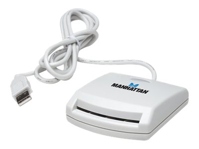 xyz - Czytnik kart Manhattan I-CARD CAM-USB USB 1.1, Smart Card, biały - abc