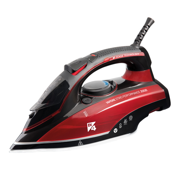 xyz - Żelazko Di4 Vapore Stiro Performance 3200 Czerwono-czarne - abc