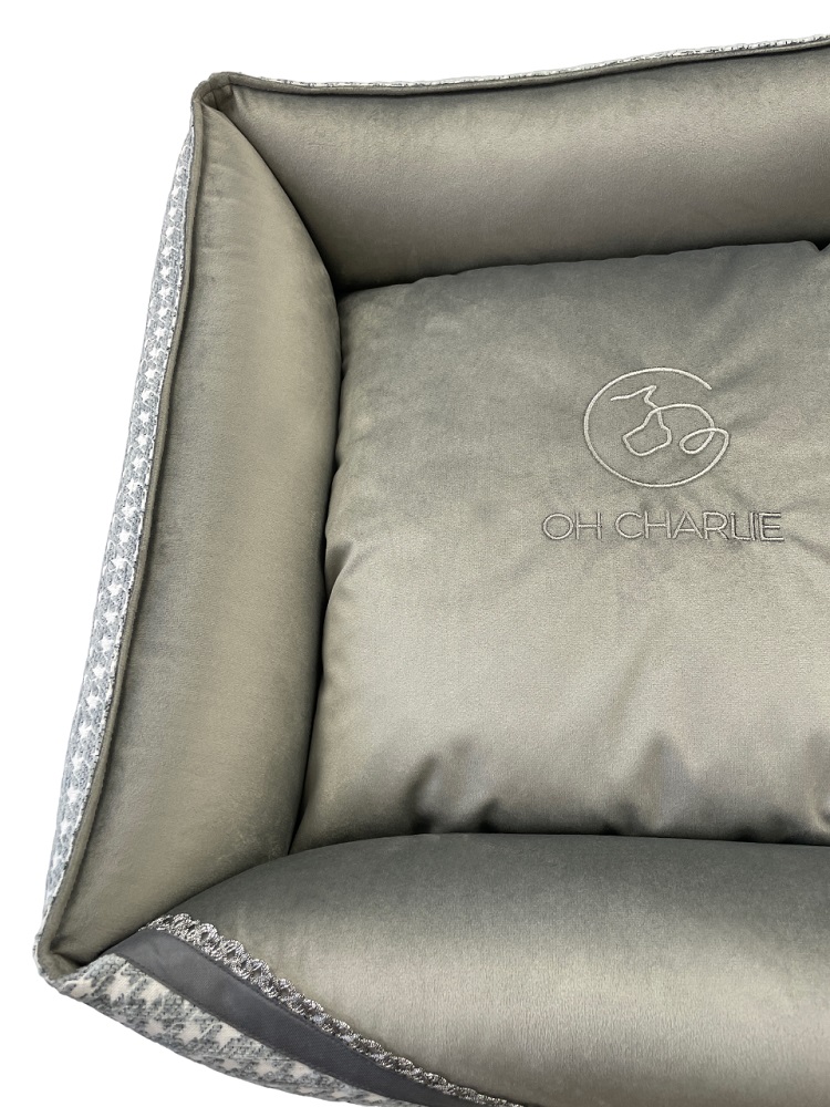 xyz - Legowisko Oh Charlie Glamour Deluxe L Szary - abc