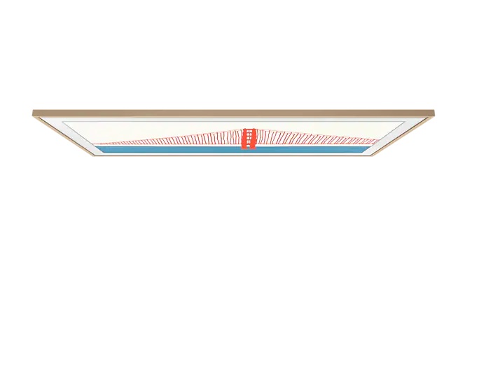 xyz - Wymienna ramka Samsung The Frame VG-SCFA55BEBXC Beżowa - abc