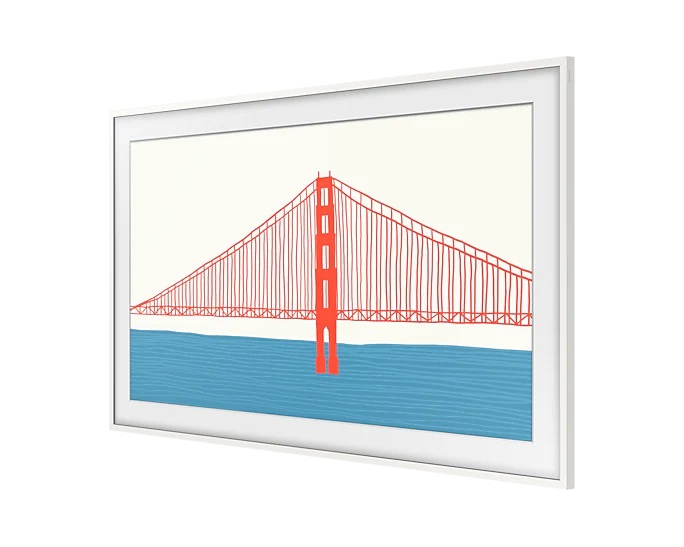 xyz - Wymienna ramka Samsung The Frame VG-SCFA85WTBXC Biała - abc