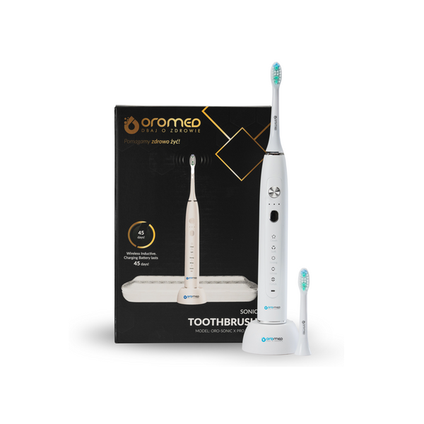 xyz - Szczoteczka soniczna OROMED ORO-SONIC X PRO Biała - abc