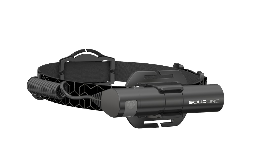 xyz - Latarka czołowa Solidline SH6R czarna - abc