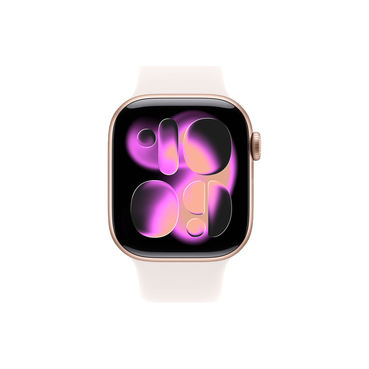 xyz - Smartwatch Apple Watch Series 11 GPS 42 mm aluminium różowe złoto + pasek sportowy łagodny róż S/M - abc