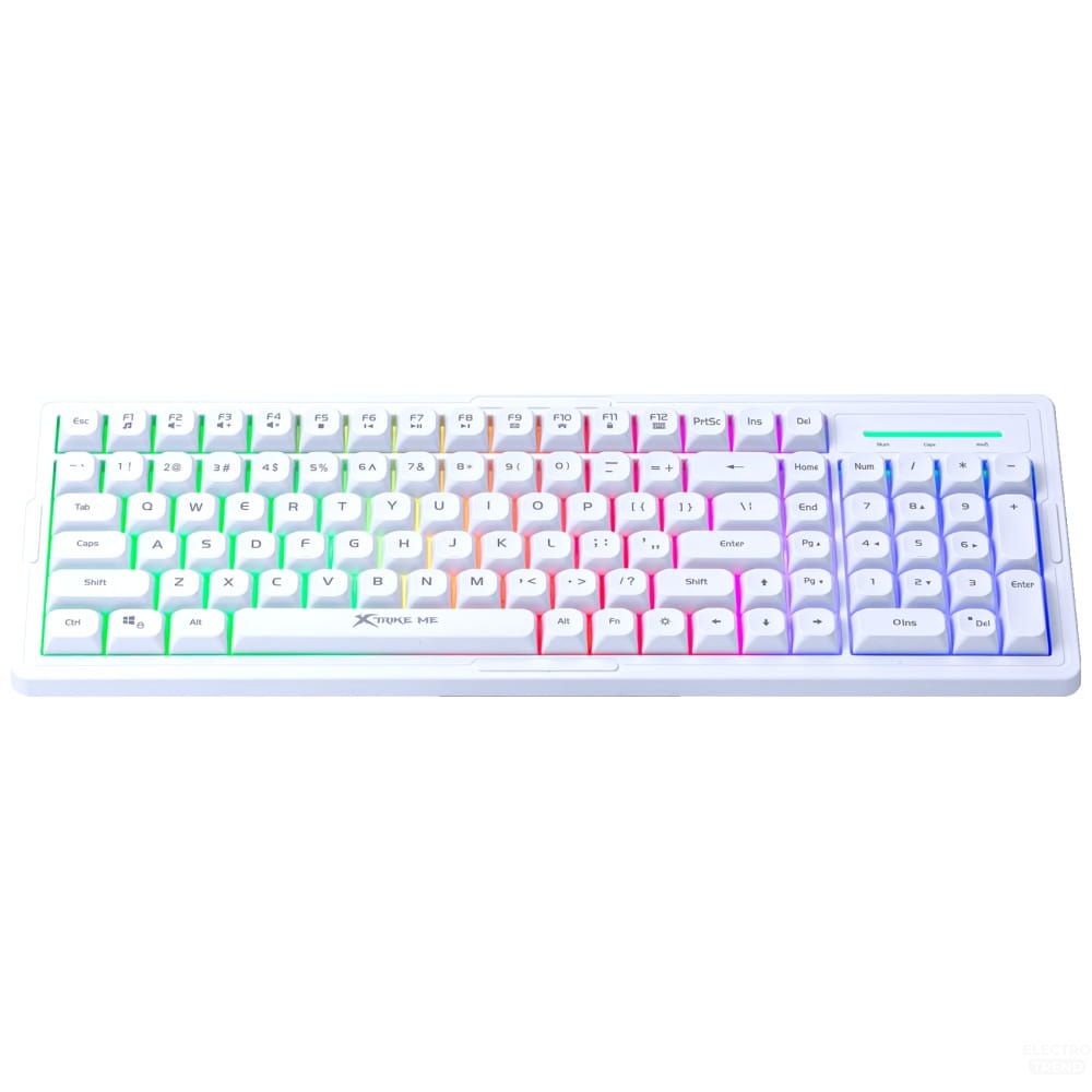 xyz - Klawiatura gamingowa XTRIKE ME KB-309 WH biała - abc