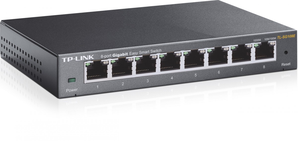 xyz - Przełącznik TP-Link TL-SG108E V5 8 portów gigabitowych - abc