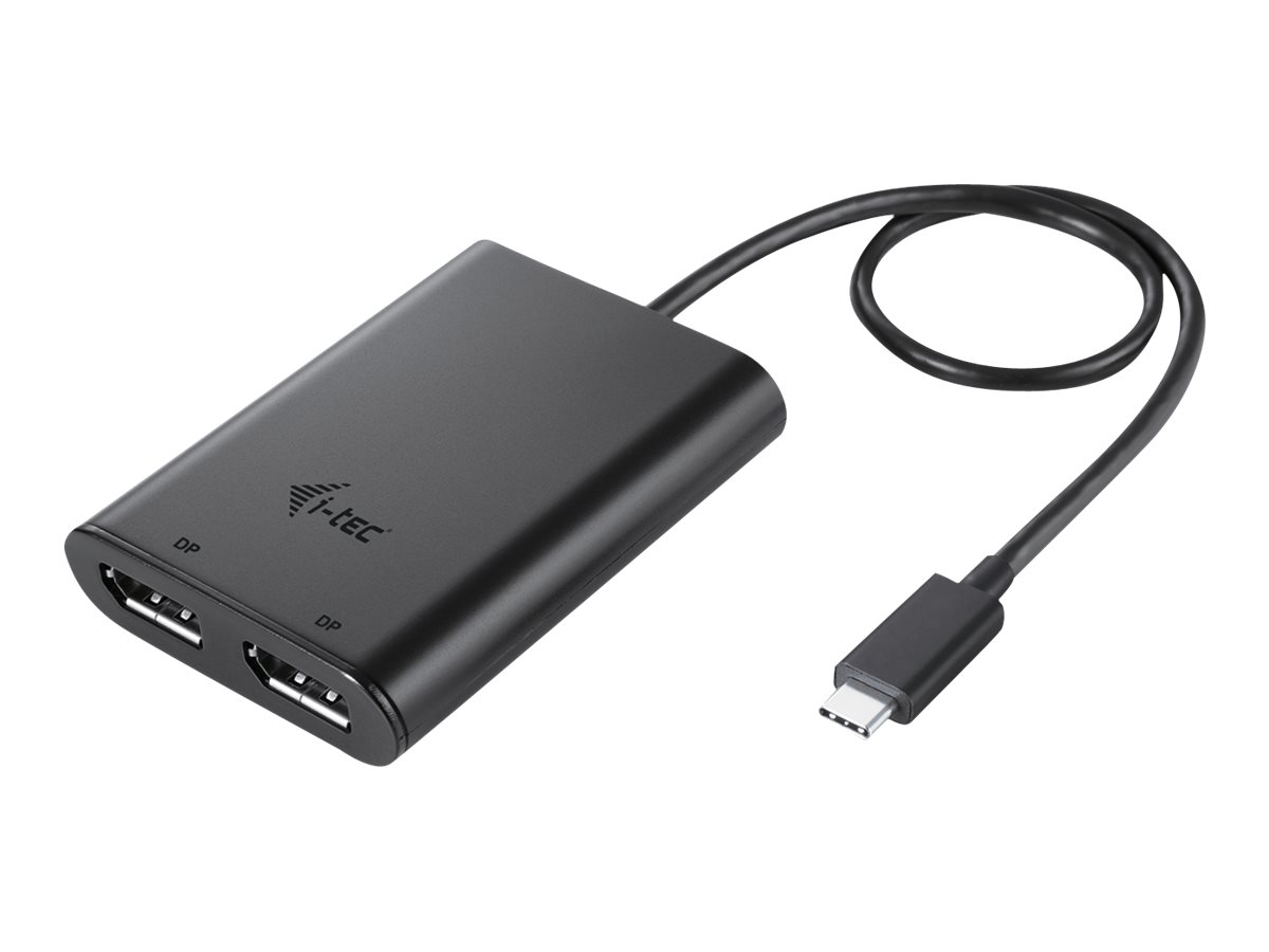 xyz - i-tec USB-C dual Display Port Video Adapter 2x Display Ports 4K Ultra HD kompatybilny Thunderbolt3 - abc