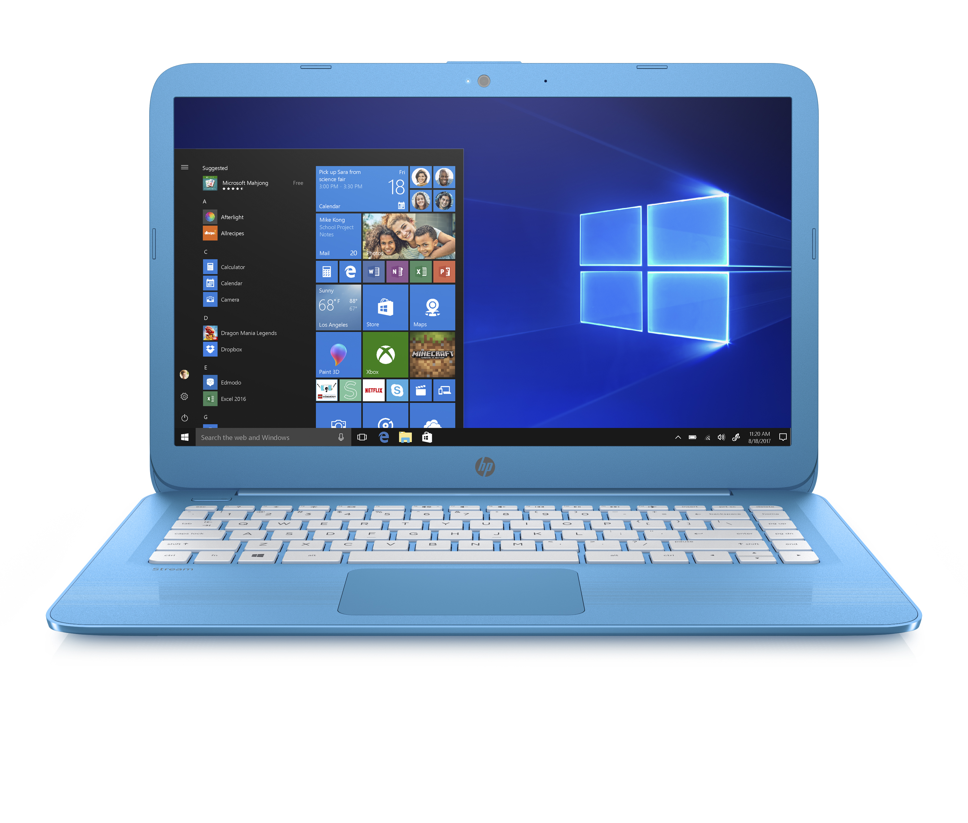 xyz - HP Stream - 14-cb102nw 14"/Intel N4000/4GB/32GB/Windows 10  Turkusowy - abc
