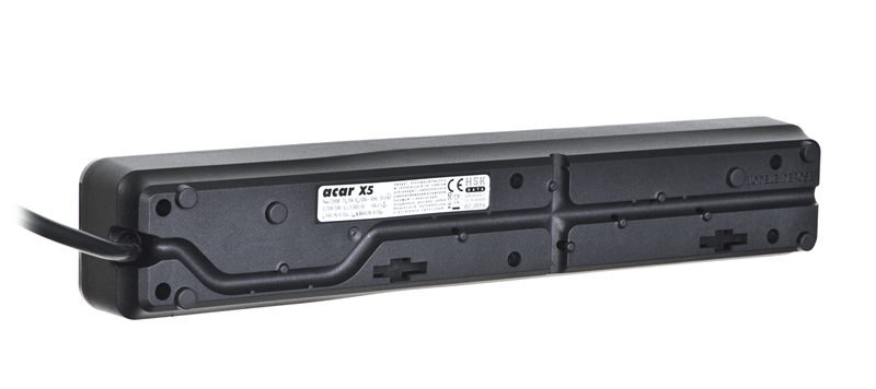 xyz - Listwa zasilająca Acar X5 3,0m czarna - abc