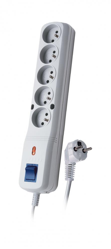 xyz - Listwa zasilająca Lestar LV-530W 5W 3m szara - abc