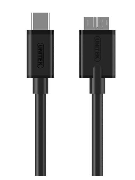xyz - Unitek Kabel USB TYP-C DO microUSB3.0; 1m; Y-C475BK - abc