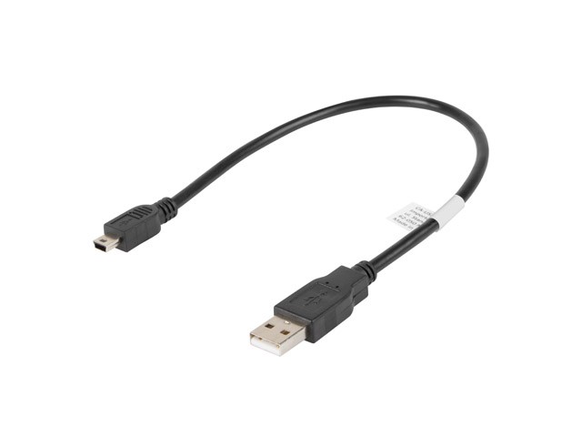 xyz - LANBERG Kabel USB 2.0 mini AM-BM5P 0.3M czarny (CANON) - abc